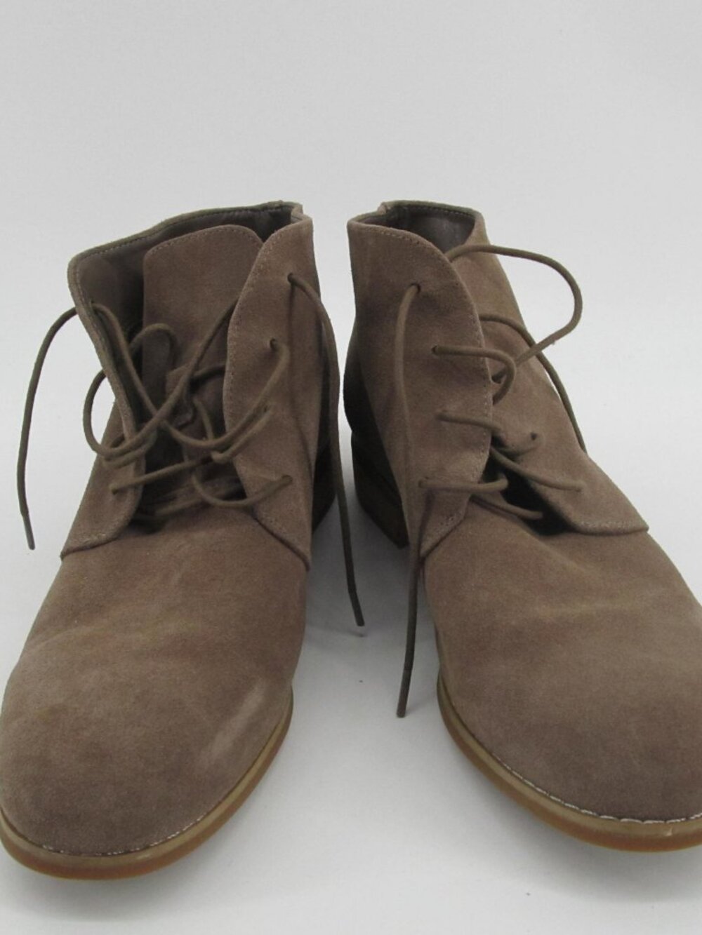 Blondo Rayann Waterproof Suede Leather Chukka Boot Women's Size 8M Taupe